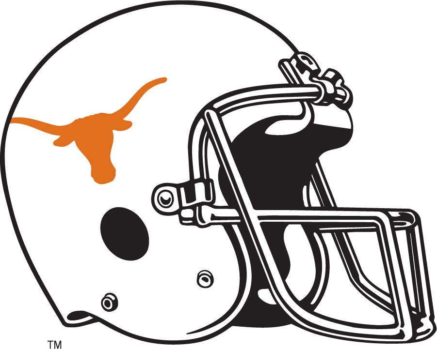 Texas Longhorns 1977-2004 Helmet Logo diy DTF decal sticker